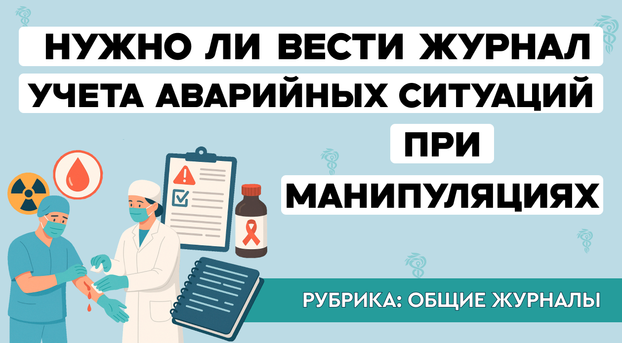 Нужно ли вести Журнал учета аварийных ситуаций при манипуляциях